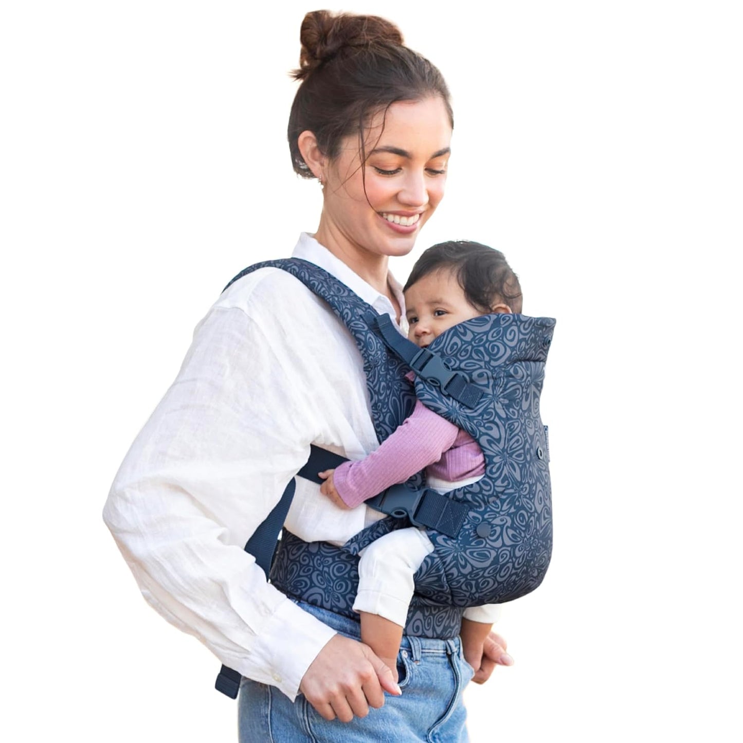 Infantino Flip 4-In-1 Light & Airy Convertible Baby Carrier, Adjustable, Ergonomic Babywearing, Registry Essential, Baby Carrier for Newborn to Toddler