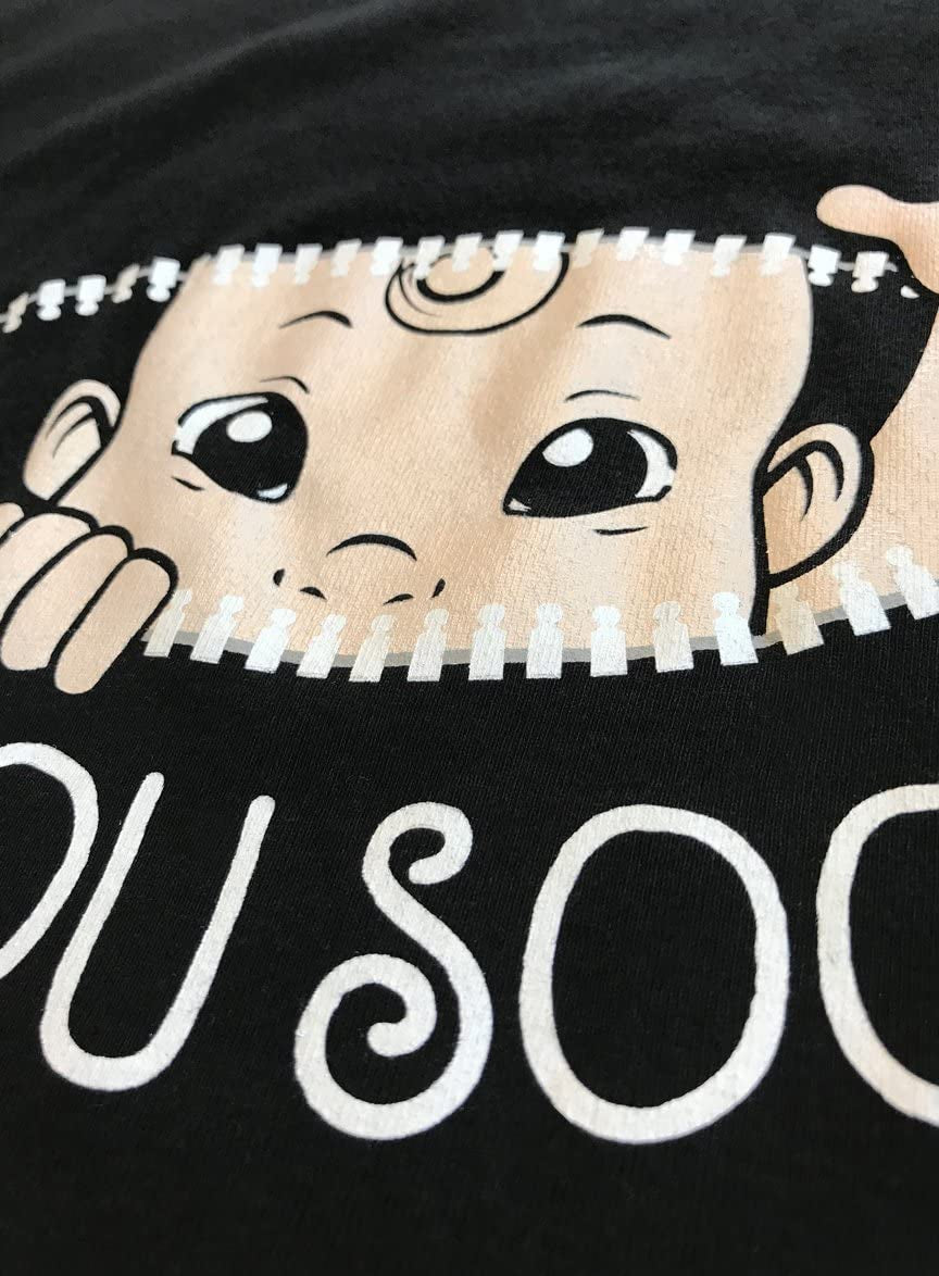 See You Soon! | Cute Funny Maternity Pregnancy Baby Scoop Neck Top T-Shirt for Pregnant Women