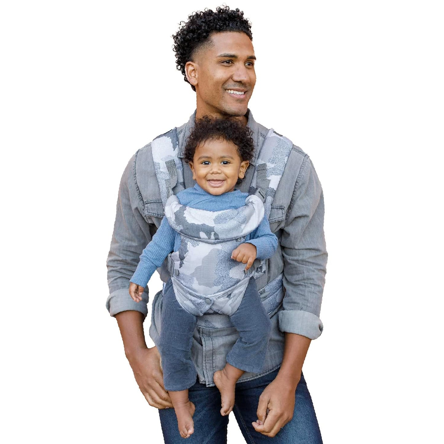Infantino Flip 4-In-1 Light & Airy Convertible Baby Carrier, Adjustable, Ergonomic Babywearing, Registry Essential, Baby Carrier for Newborn to Toddler