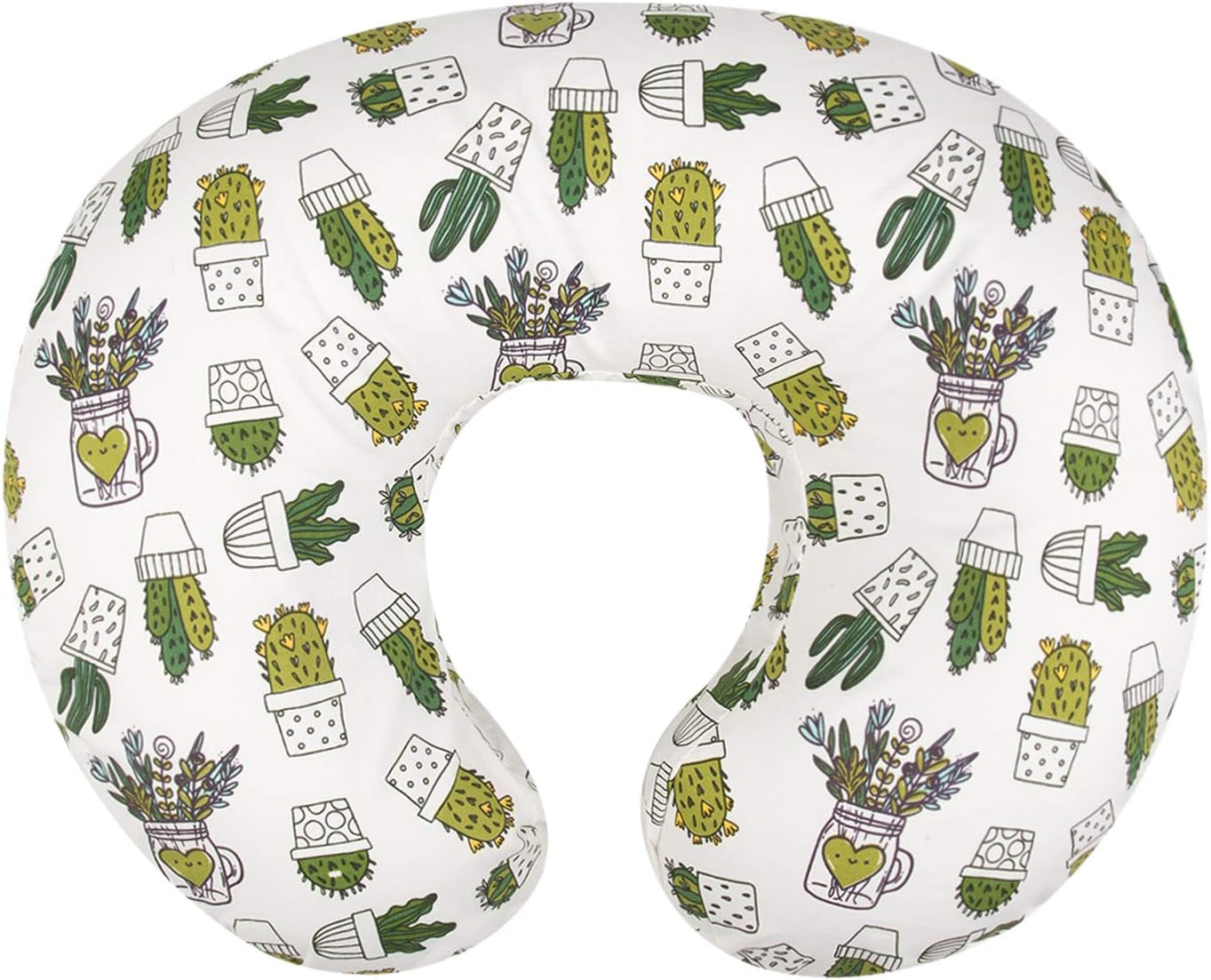 ALVABABY Nursing Pillow Cover Slipcover,Soft and Comfortable,Feathers Design,Maternity Breastfeeding Newborn Infant Feeding Cushion Cover ZT01