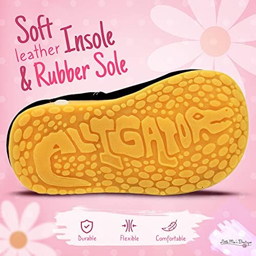 Little Mae'S Boutique Mary Jane Squeaky Shoes for Toddler Girls, Ideal Walking Shoes with Removable Squeaker and Adjustable Strap - Soft Sole Shoes for Little Girls