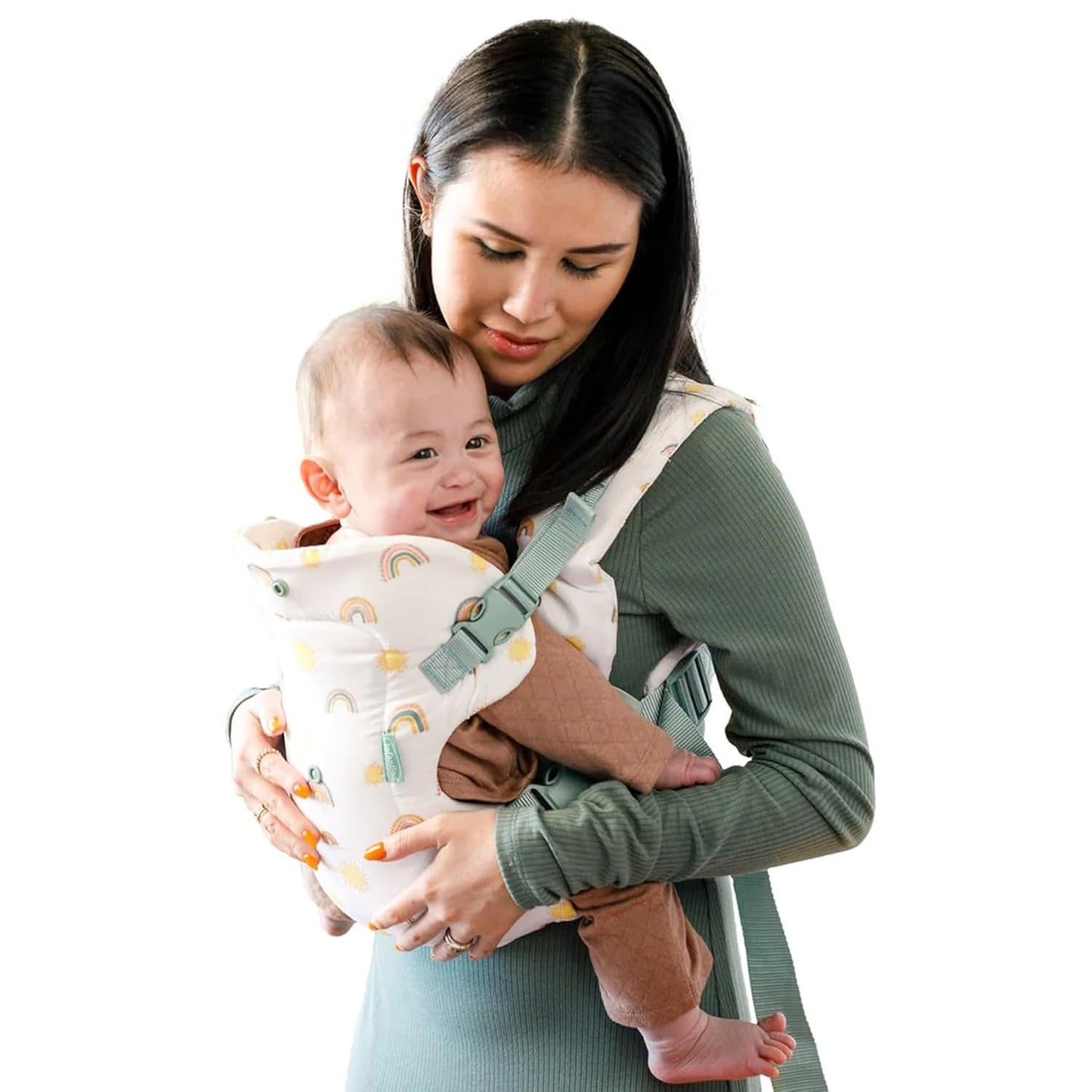 Infantino Flip 4-In-1 Light & Airy Convertible Baby Carrier, Adjustable, Ergonomic Babywearing, Registry Essential, Baby Carrier for Newborn to Toddler