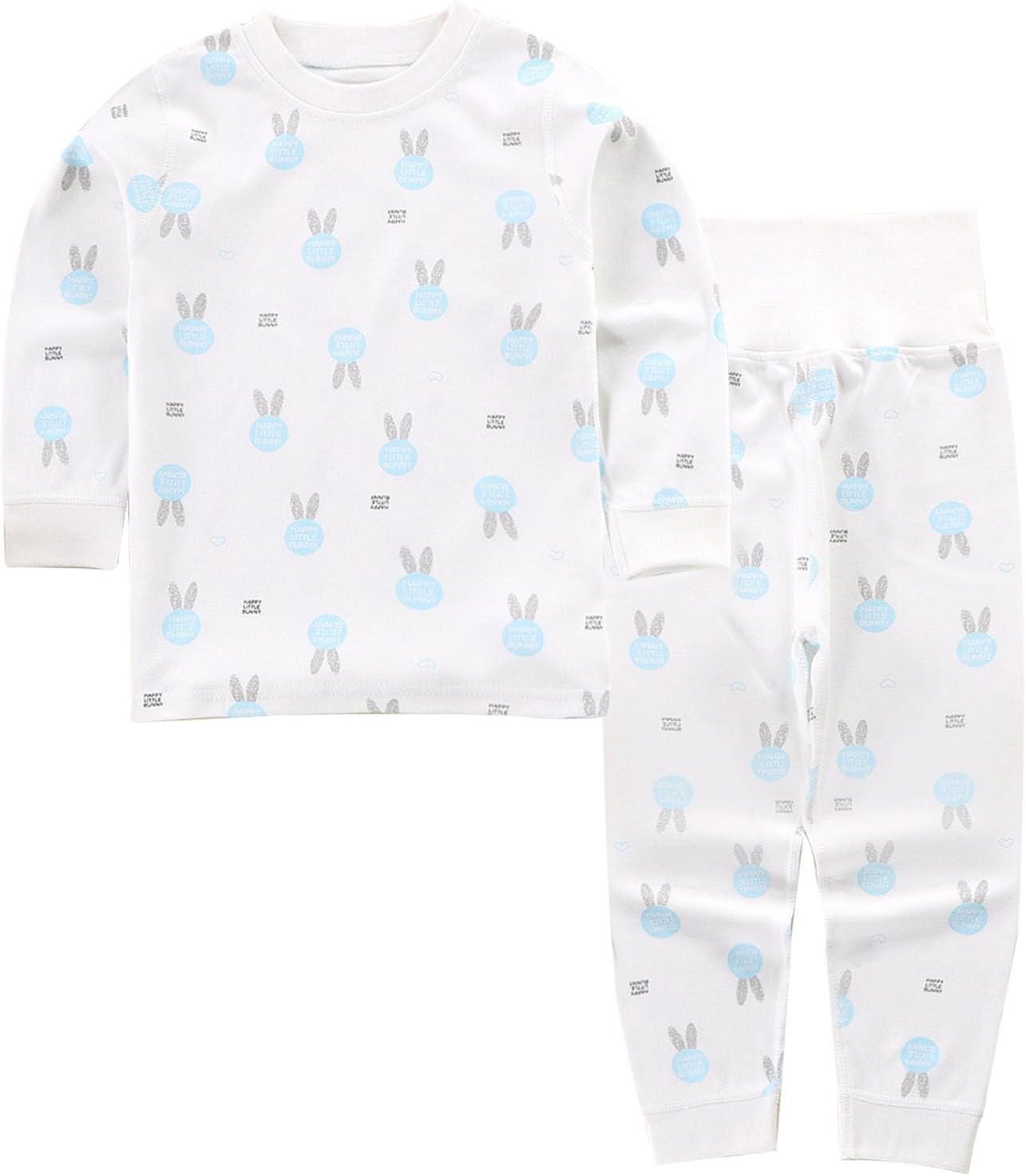100% Cotton Baby Boys Girls Pajamas Set Long Sleeve Sleepwear