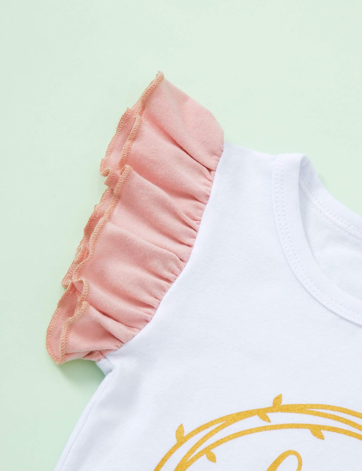 KANGKANG Newborn Baby Girl Clothes Rainbow Romper Short Sets Infant Girl Summer Little Sister Outfits 3PC