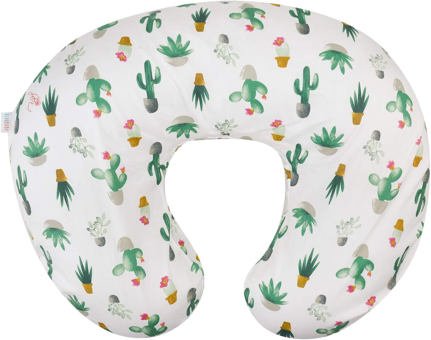 ALVABABY Nursing Pillow Cover Slipcover,Soft and Comfortable,Feathers Design,Maternity Breastfeeding Newborn Infant Feeding Cushion Cover ZT01