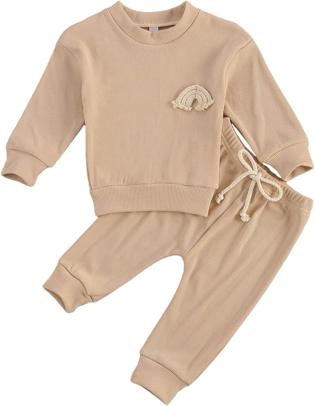Thorn Tree Newborn Baby Girls Clothes Cotton Suit Cute Baby Kid Infant Toddler Play Wear Rainbow Outfits