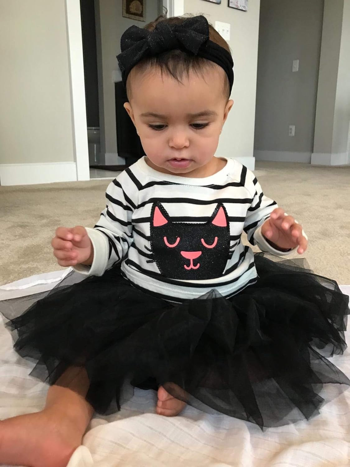 Jane Shine Infant Tutus, Tutu Skirt for Baby Girls, Toddler Tulle Dress Skirt 5 Layers Soft for Babies First Birthday