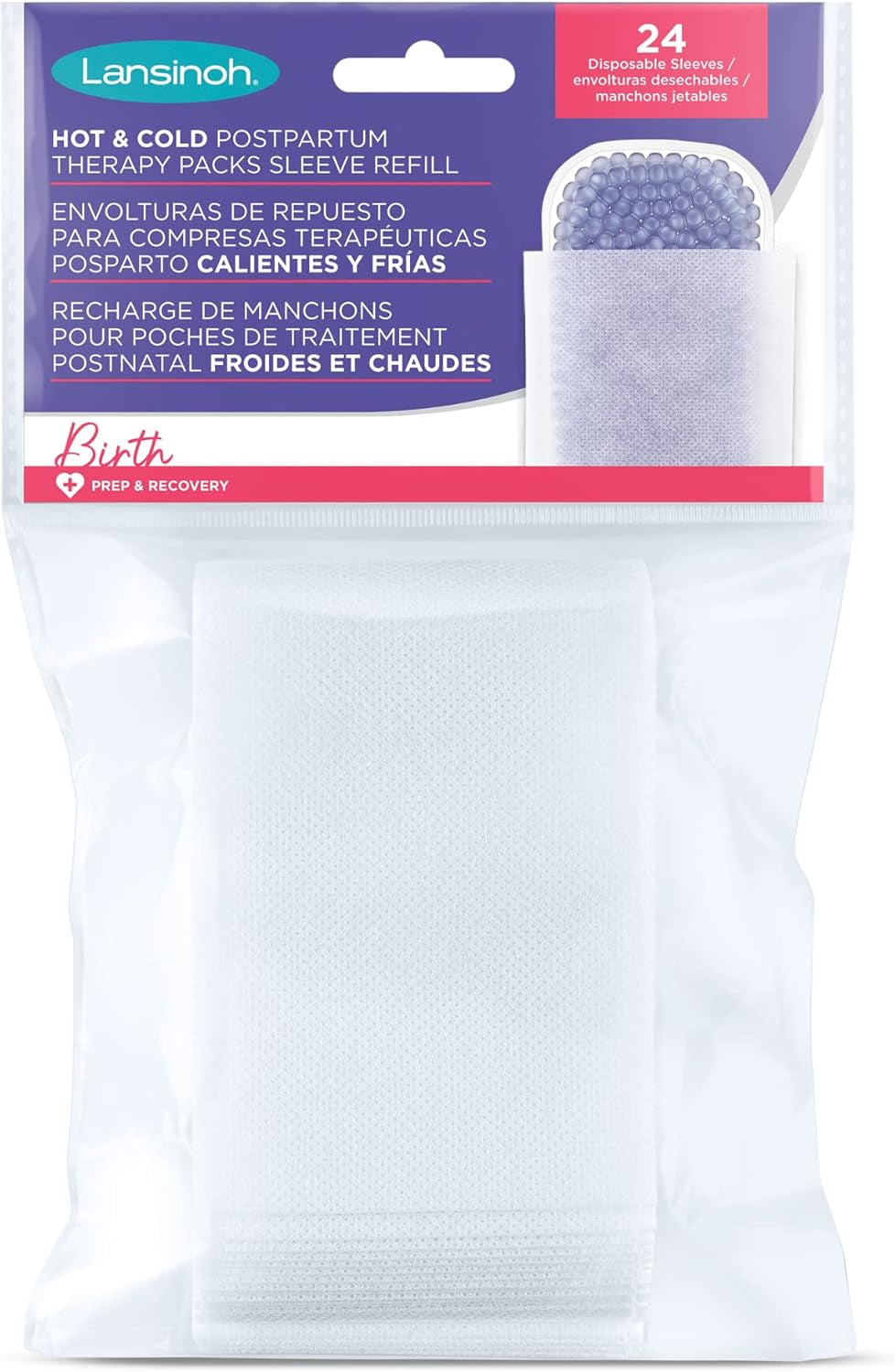 Lansinoh Hot and Cold Pads for Postpartum Essentials, 2 Count Postpartum Pads