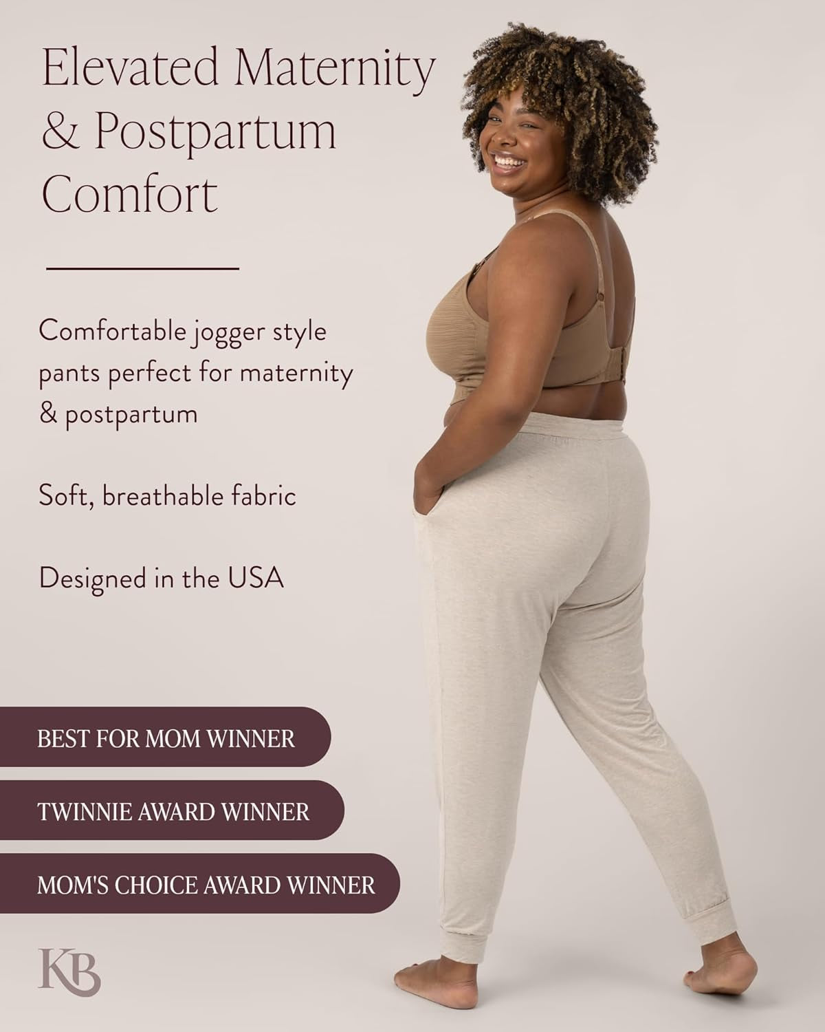 Kindred Bravely Everyday Maternity Joggers/Lounge Pants for Women