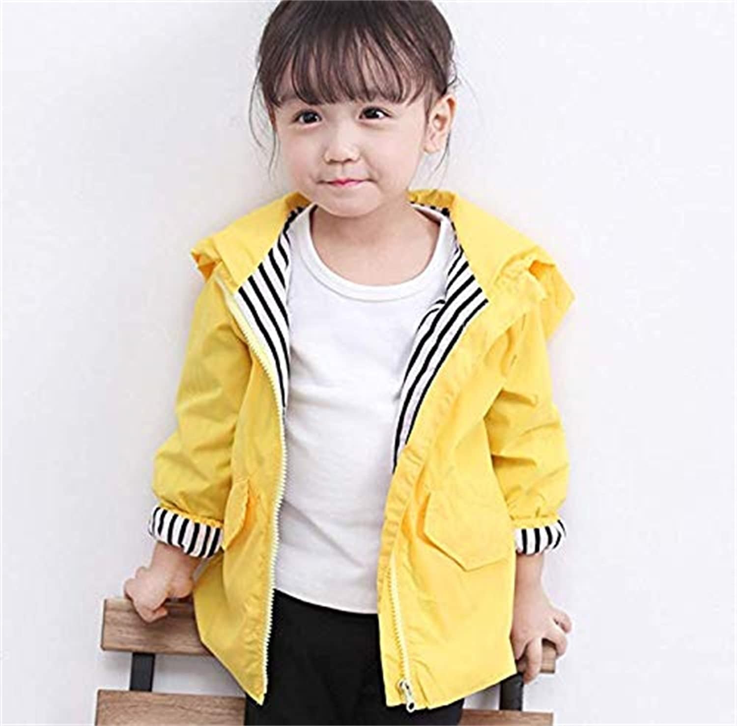 CM C&M WODRO Toddler Baby Boy Girl Duck Rain Jacket Cute Cartoon Animal Raincoat Hoodie Kids Coat Fall Winter School Outfit