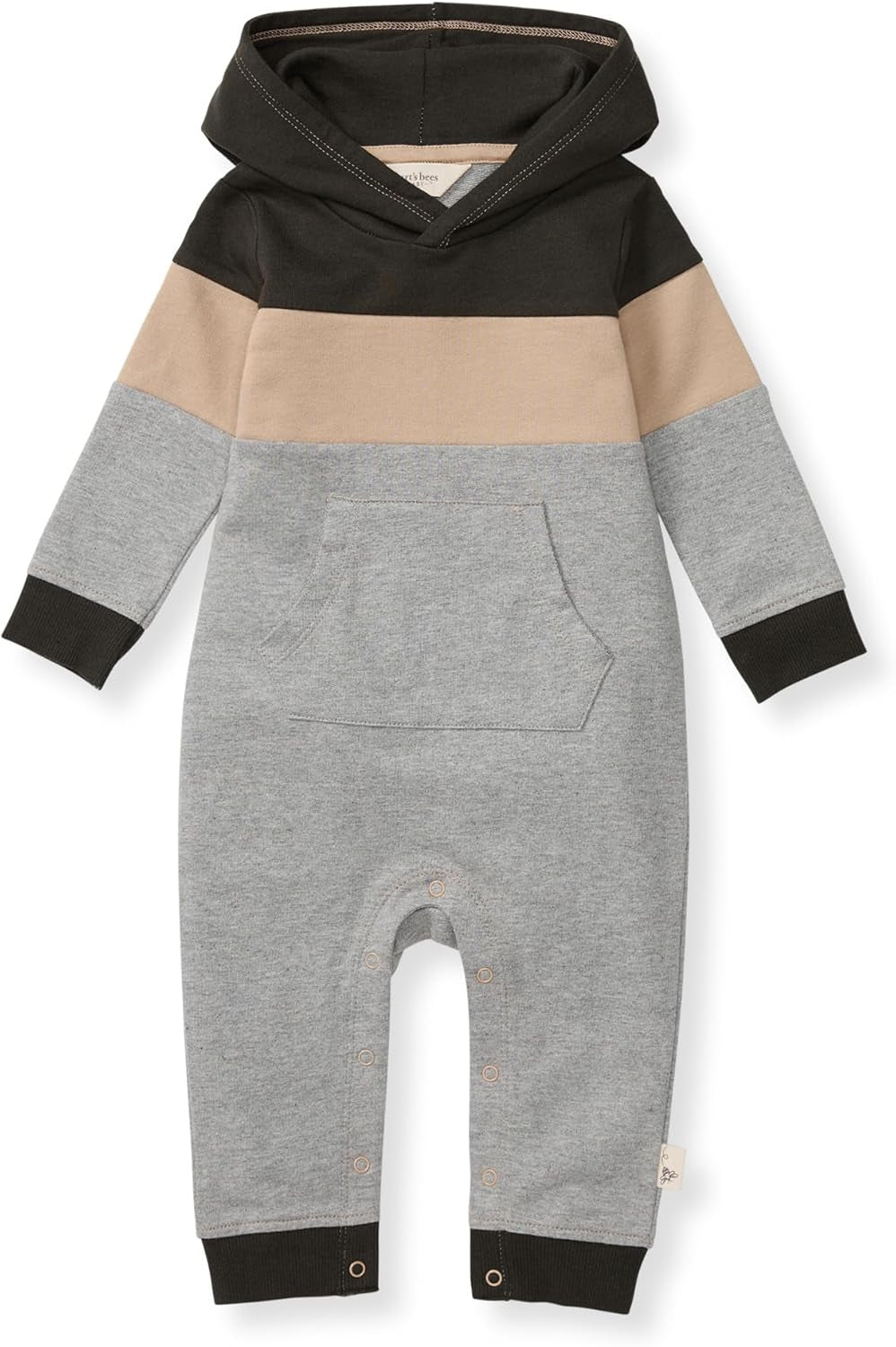 Burt'S Bees Baby Boys' 100% Organic One-Piece Long Sleeve Coverall