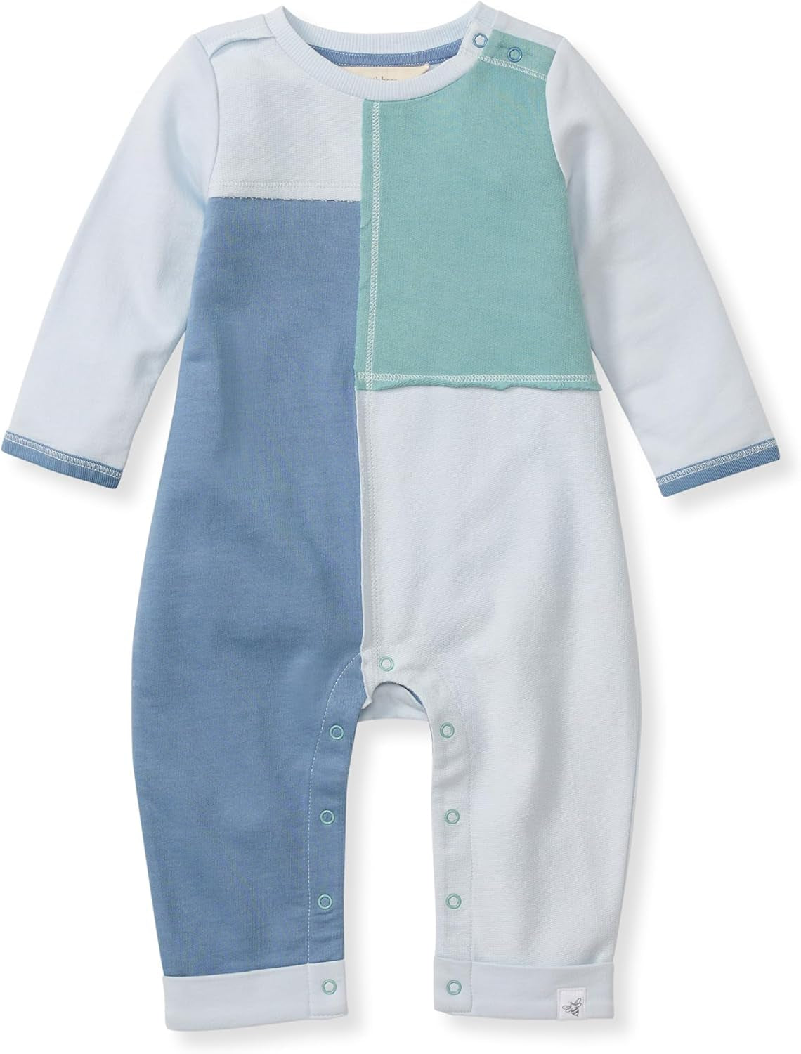 Burt'S Bees Baby Boys' 100% Organic One-Piece Long Sleeve Coverall
