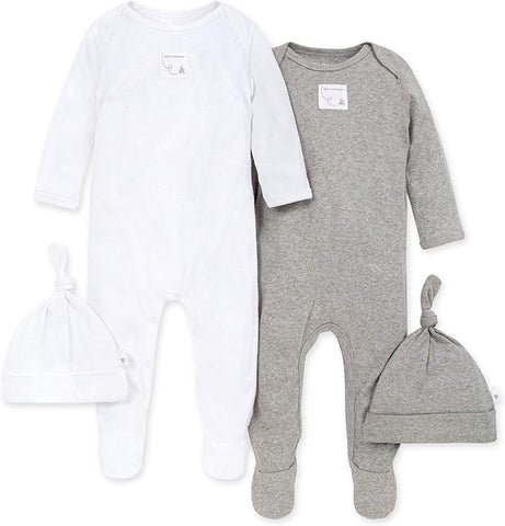 Burt'S Bees Baby Boys' 100% Organic One-Piece Long Sleeve Coverall