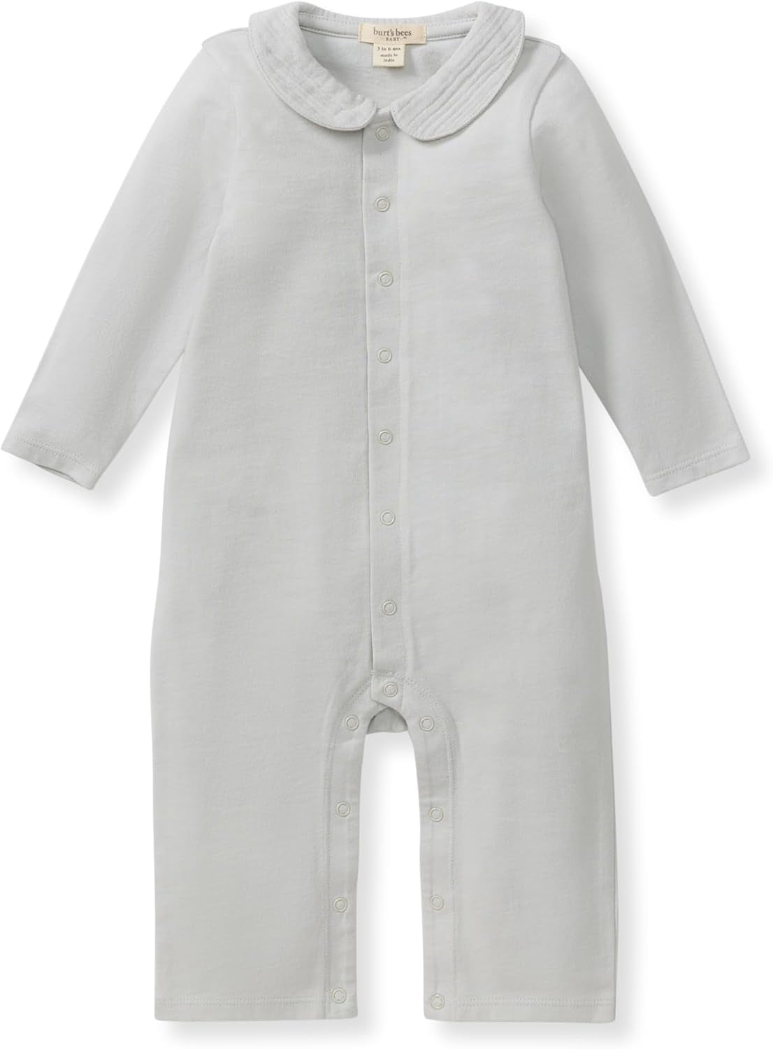 Burt'S Bees Baby Boys' 100% Organic One-Piece Long Sleeve Coverall