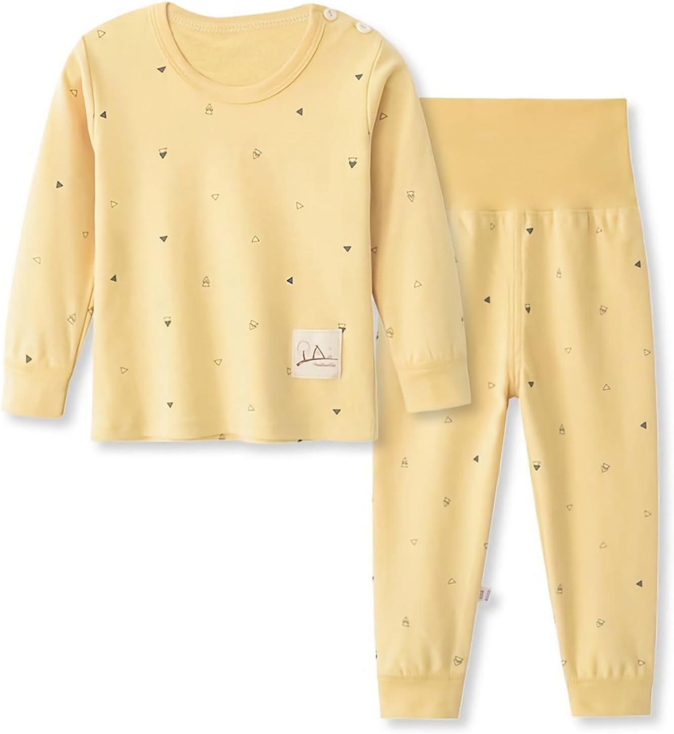 100% Cotton Baby Boys Girls Pajamas Set Long Sleeve Sleepwear