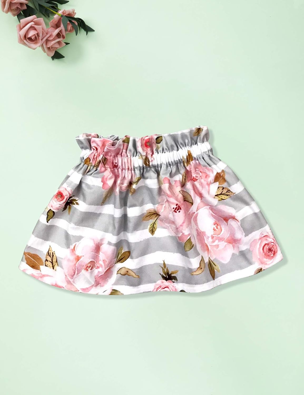 KANGKANG Newborn Baby Girl Clothes Rainbow Romper Short Sets Infant Girl Summer Little Sister Outfits 3PC