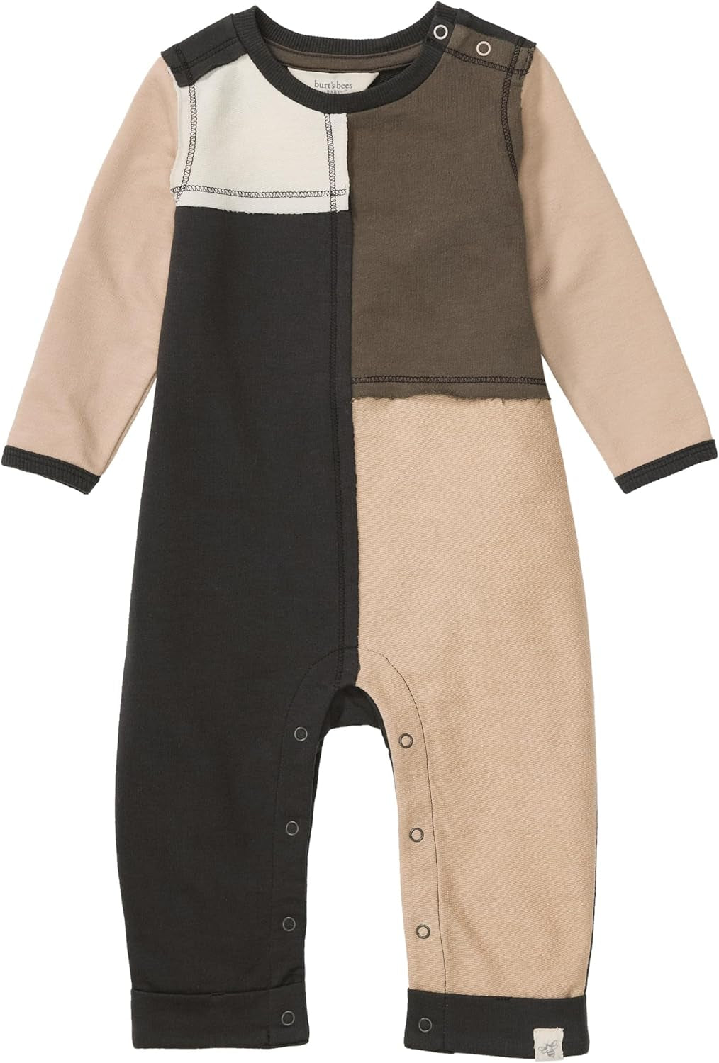 Burt'S Bees Baby Boys' 100% Organic One-Piece Long Sleeve Coverall