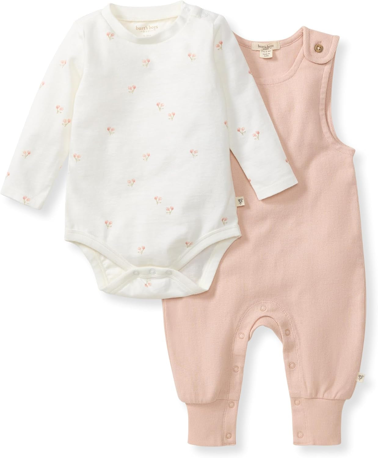 Burt'S Bees Baby Boys' 100% Organic One-Piece Long Sleeve Coverall