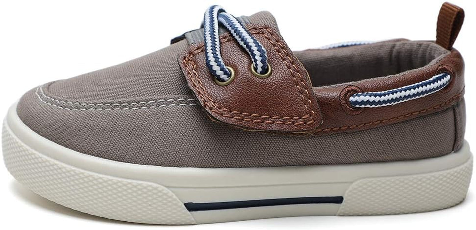 Tombik Toddler Boys & Girls Boat Shoes Kids Canvas Sneakers (Toddler/Little Kid)