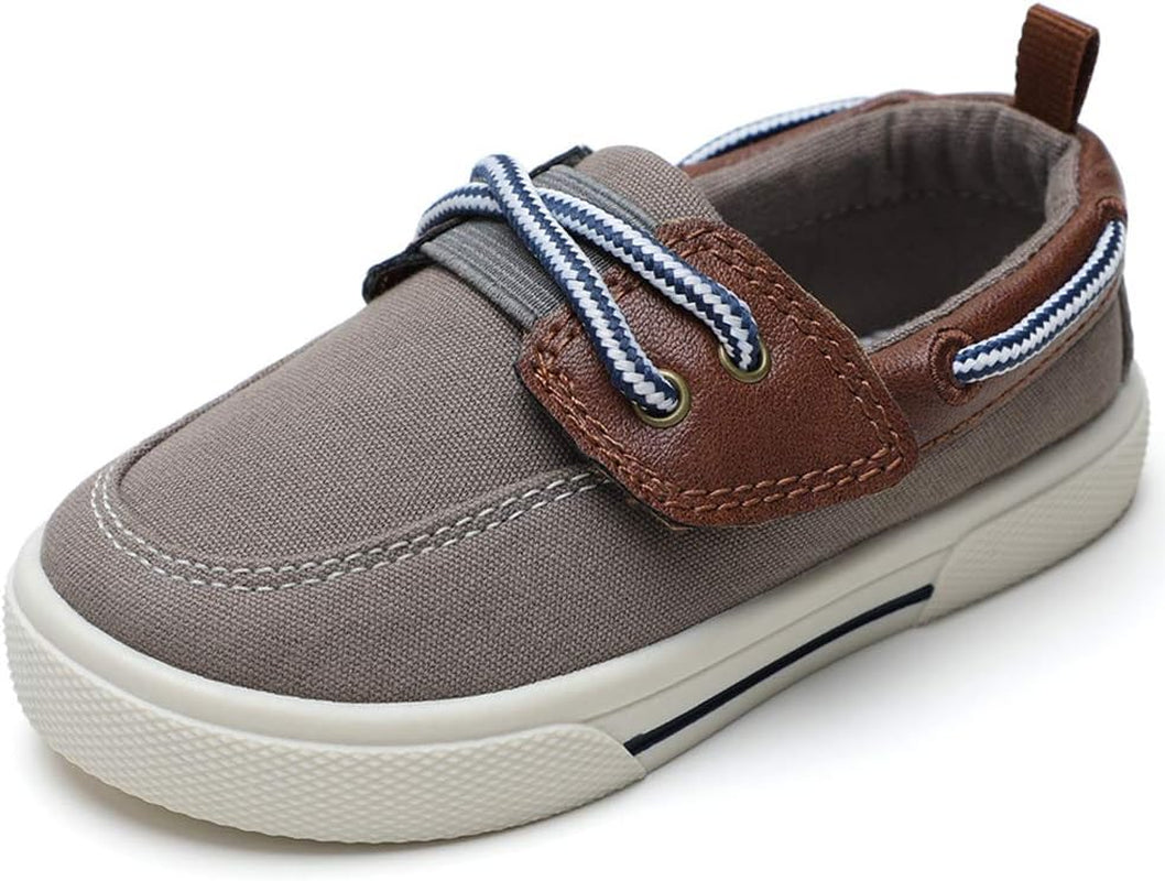 Tombik Toddler Boys & Girls Boat Shoes Kids Canvas Sneakers (Toddler/Little Kid)