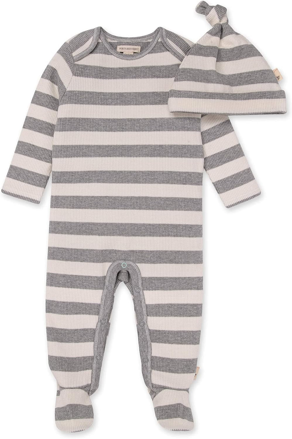 Burt'S Bees Baby Boys' 100% Organic One-Piece Long Sleeve Coverall